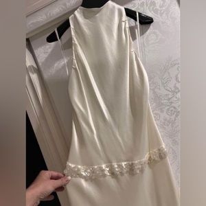 Vera Wang Silk backless dress